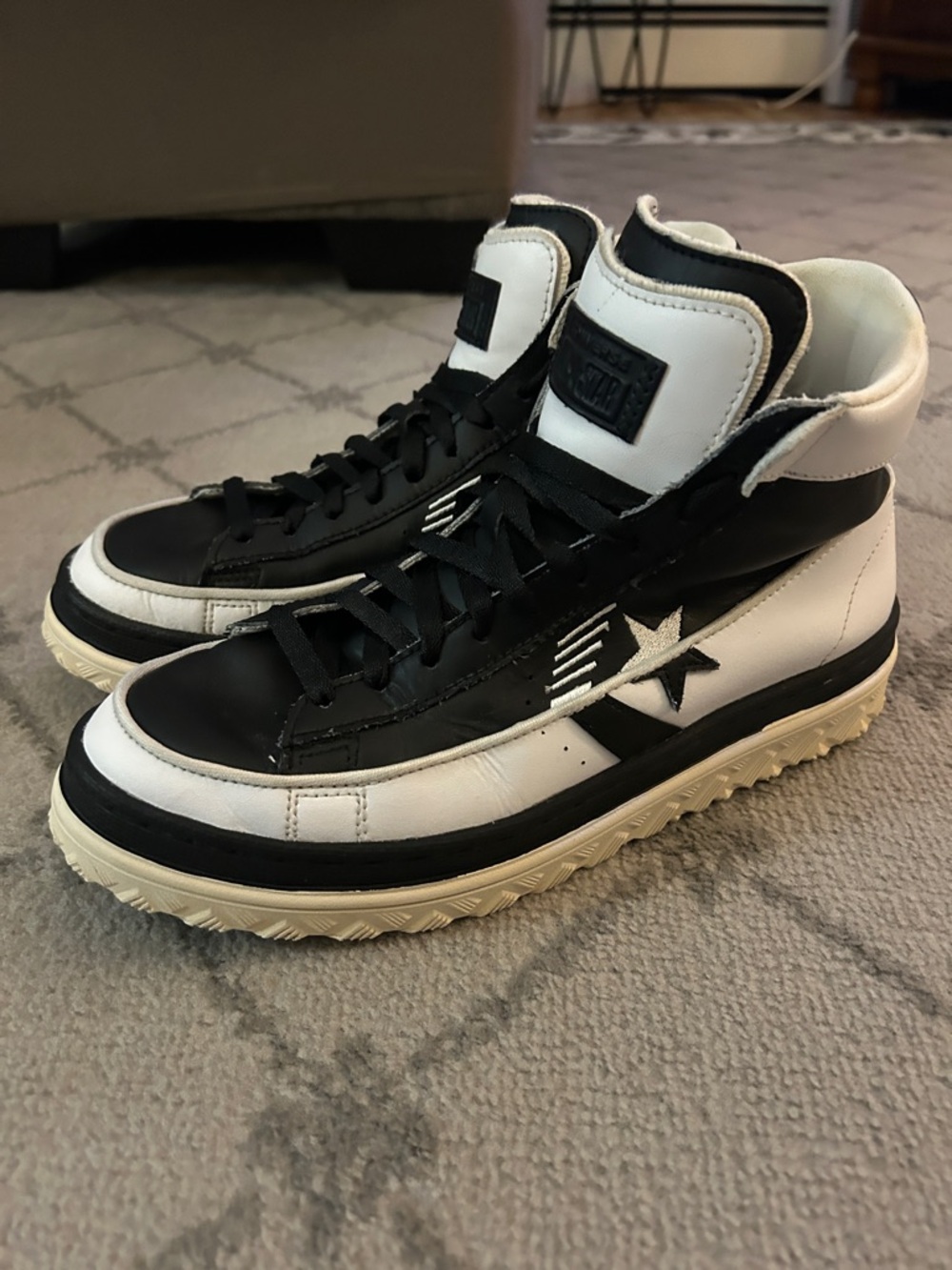 Converse Mens Pro Leather X2 High-Top Rivals Sneakers
